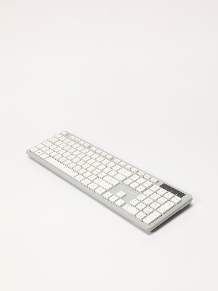 Conjunto de teclado e mouse sem fio - Cinza