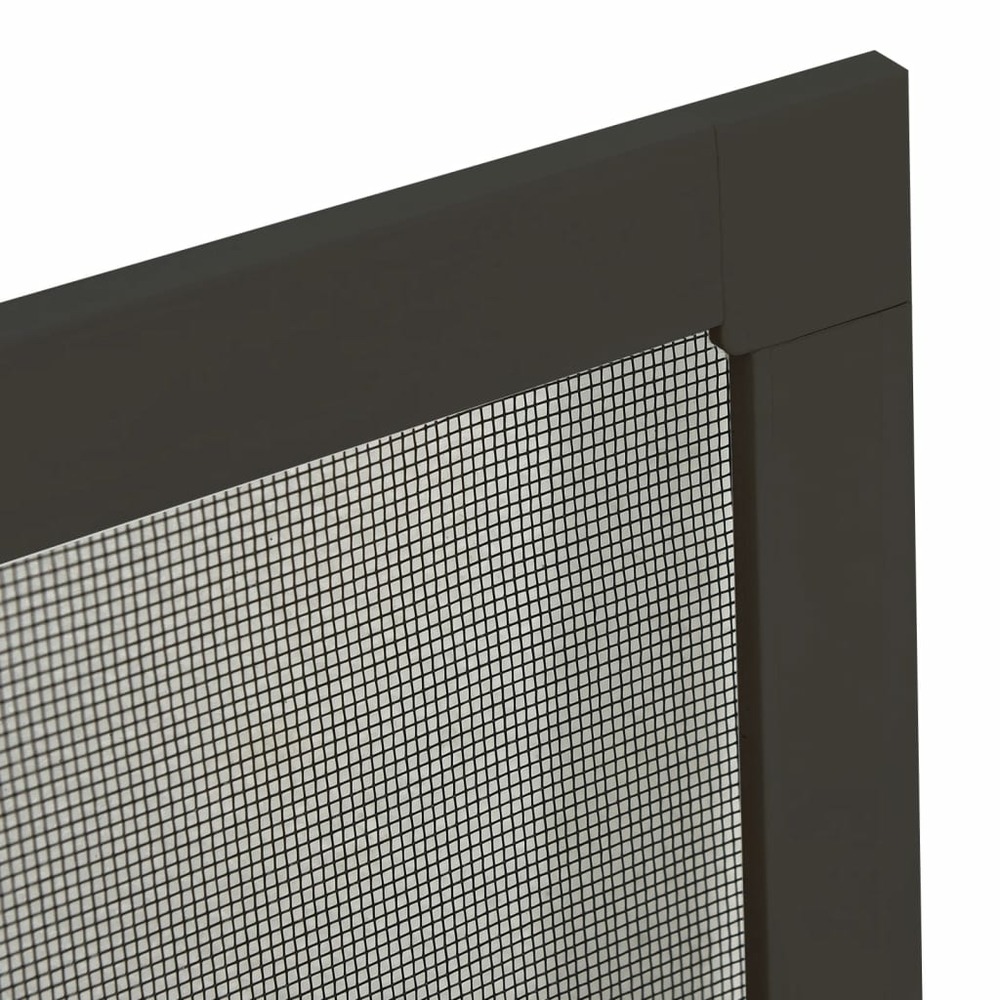 Moustiquaire pour fenêtres anthracite 80x120 cm