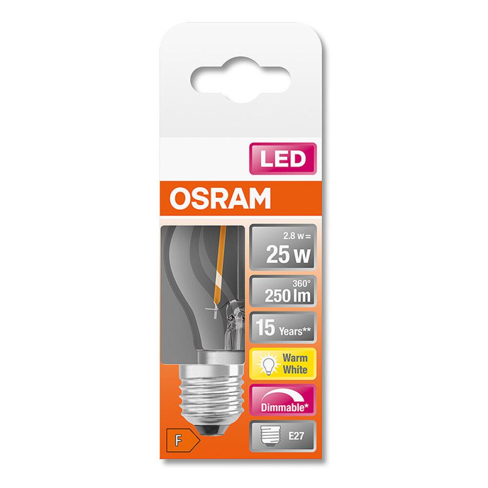 LYSPÆRE OSRAM SUPERSTAR CLASSIC LED E27 2,8W