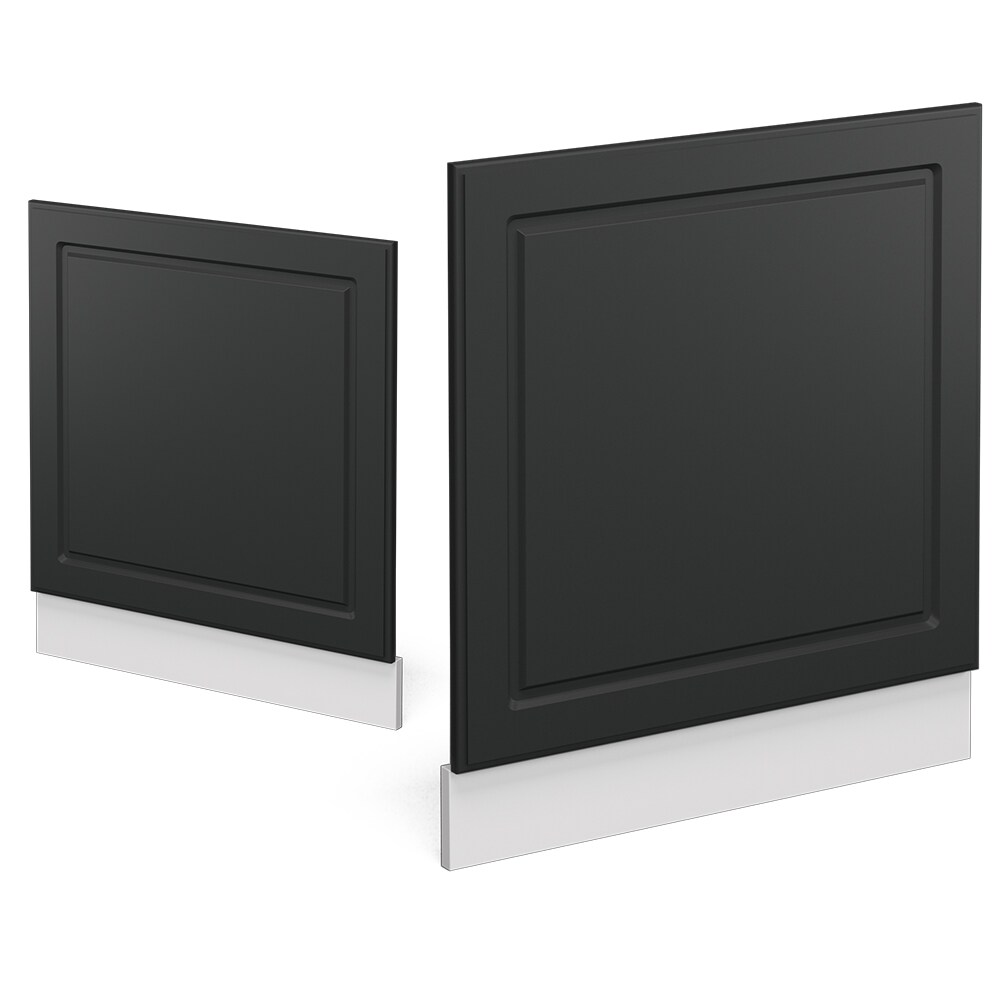 Vicco Geschirrspülerfront Blende Küchenzeile Landhaus R-Line 60 cm Anthrazit