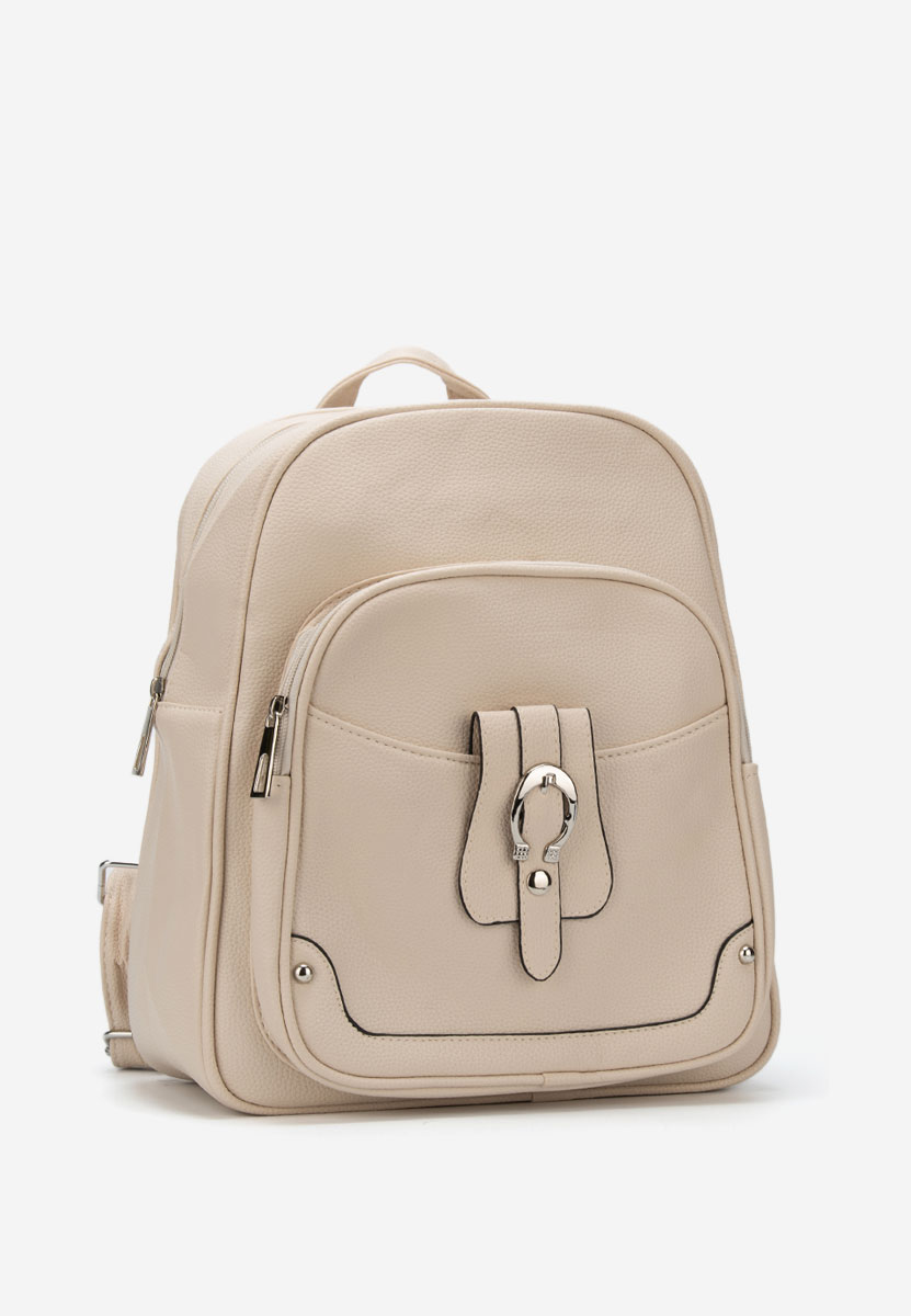 Sac à dos pour femme beige Nelyana