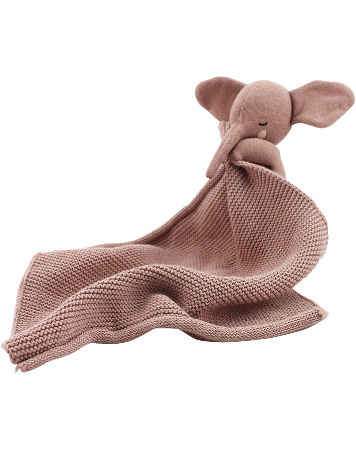 Schnuffeltuch ELEFANT GROSS in rosa