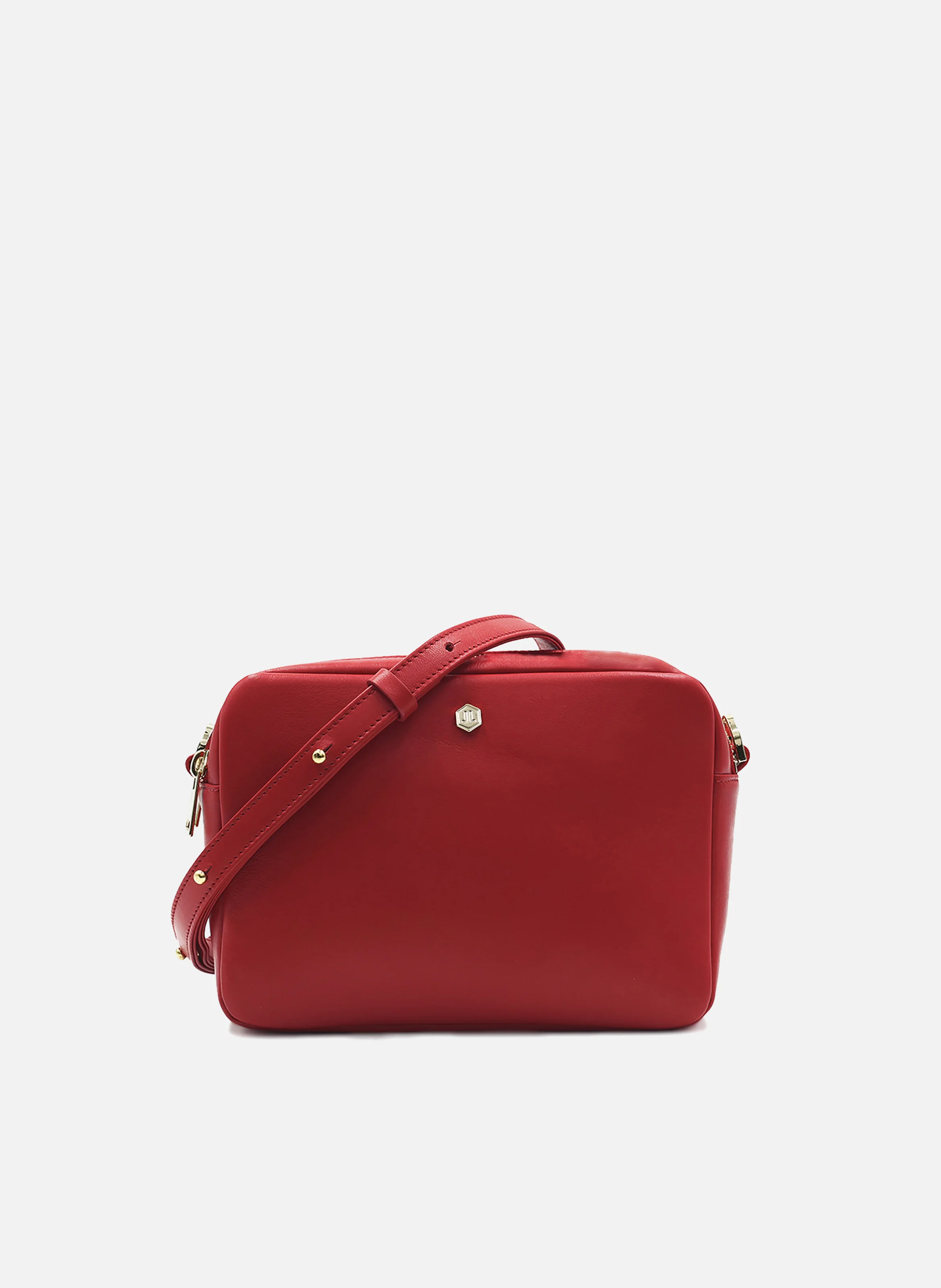 Gabrielle - Sac en cuir lisse | Rouge