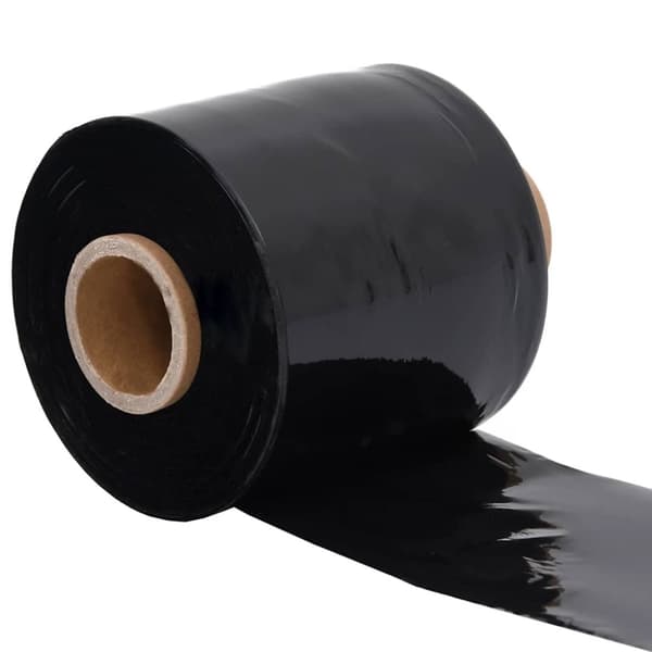 vidaXL Strekkfilm 10 stk svart 23 µm 10 cm x 300 m