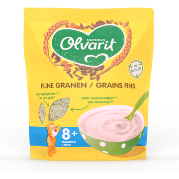 Olvarit 8 Maanden Fijne Granen Babypap 200 g