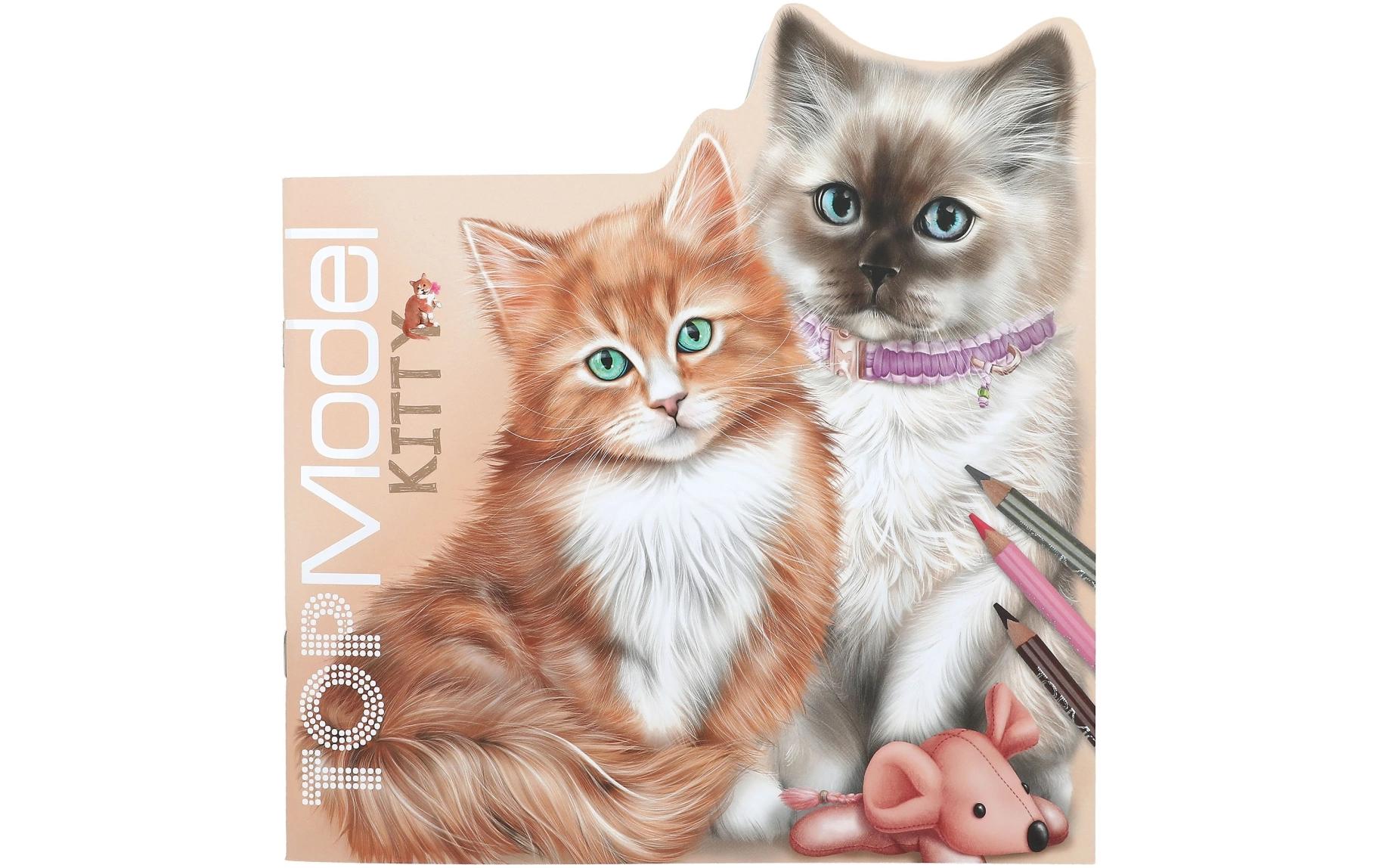 Malbuch Kitty Top ModelAusmalspass für Katzenfreunde