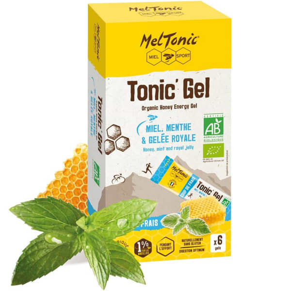 Gels énergétiques MELTONIC TONIC GEL BIO COUP DE FRAIS ETUI
