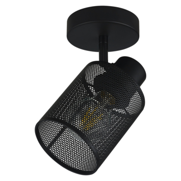 KARWEI opbouwspot Bodil E27 zwart