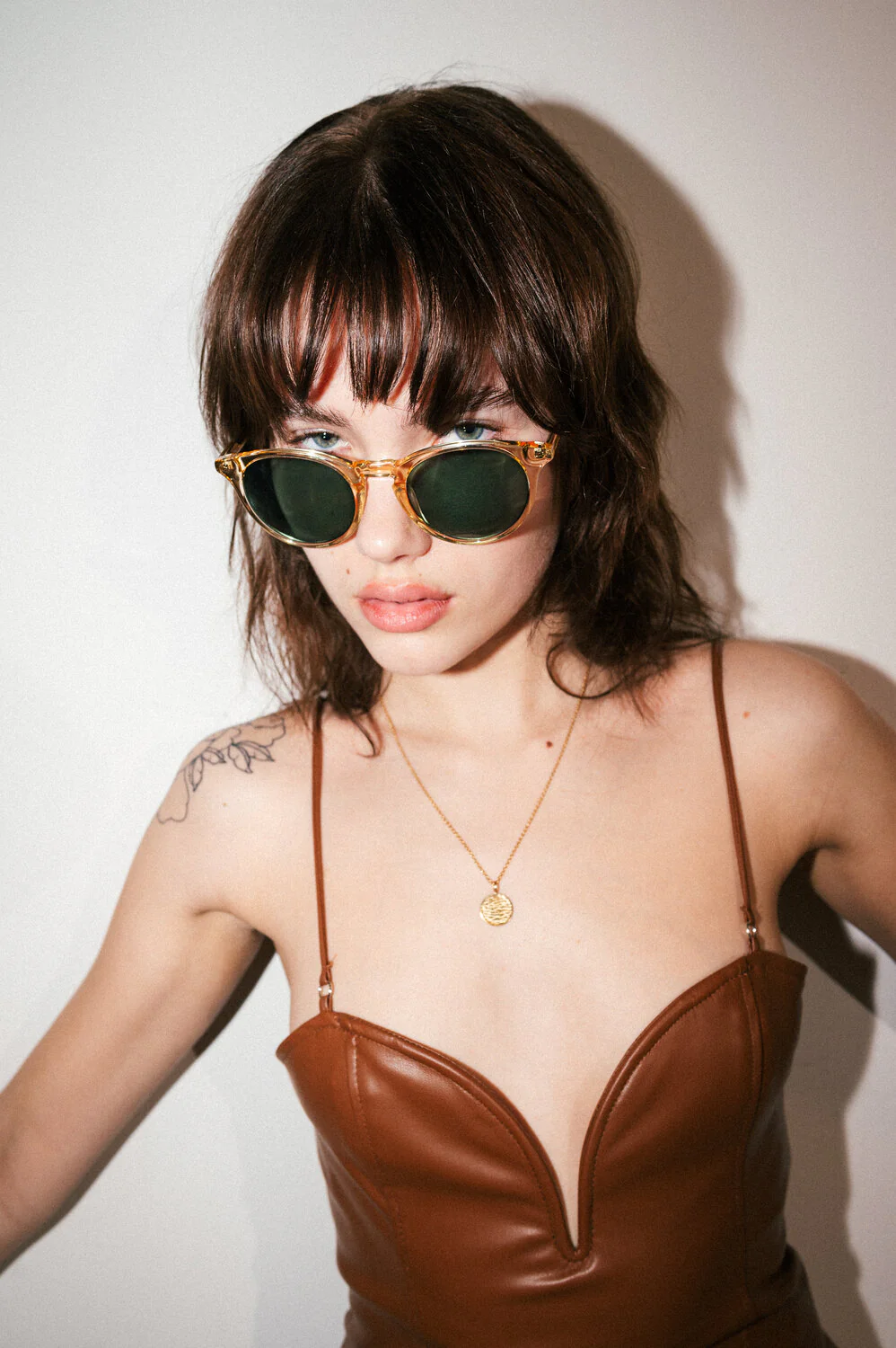 MessyWeekend  New Depp solbrille - Champagne