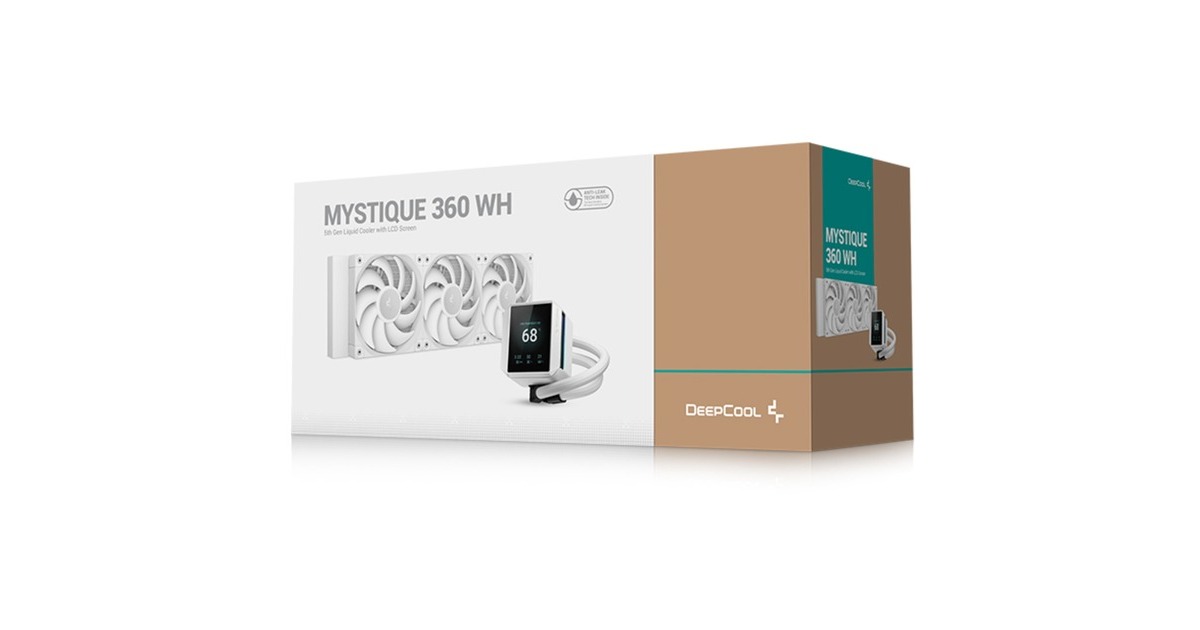 DeepCoolMYSTIQUE 360 waterkoeling  (Wit, 4-pins PWM fan-connector)