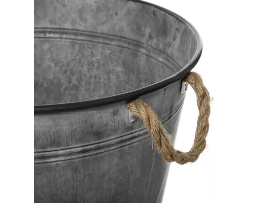 Cache-Pot en Fer Design 