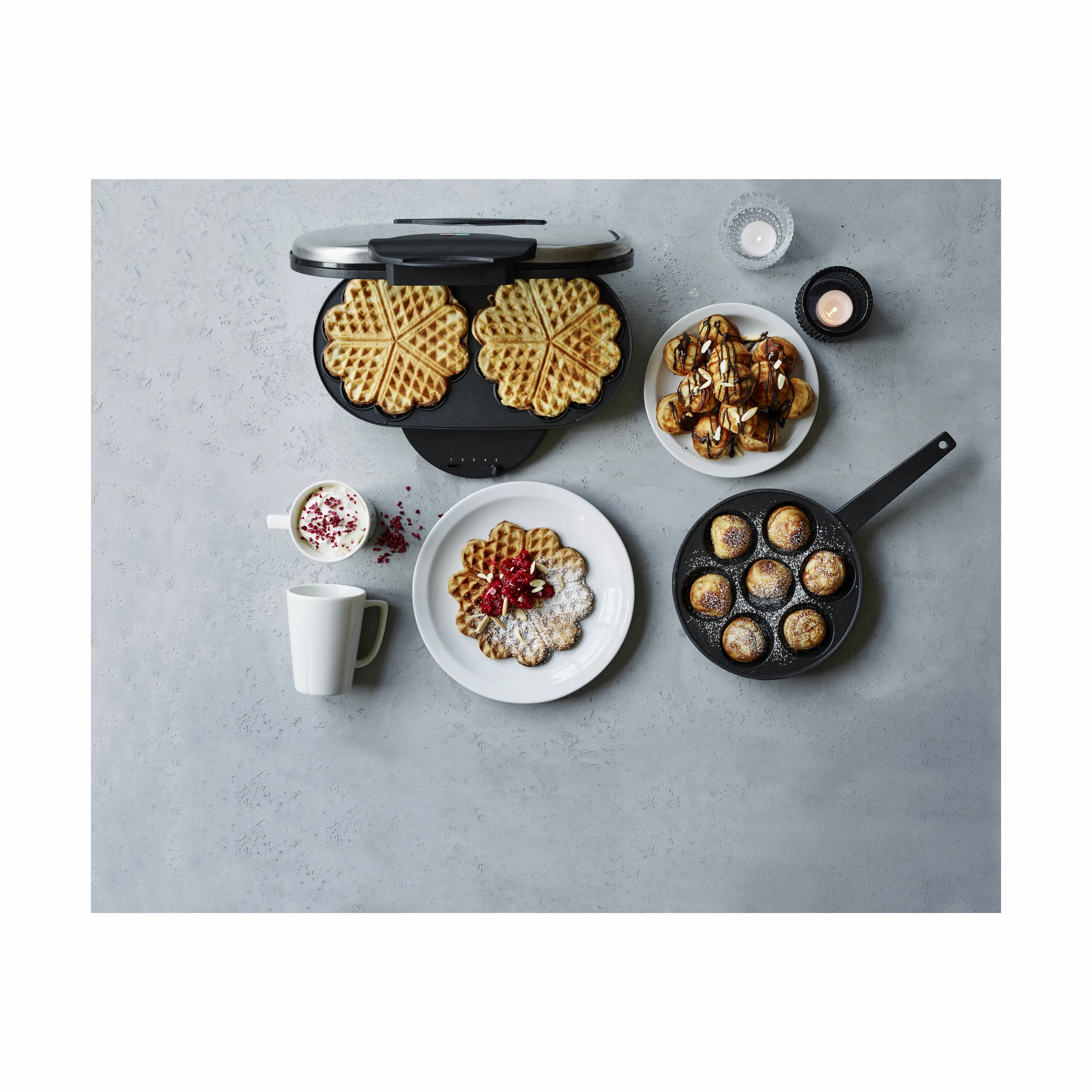Cook & Baker Dobbelt Vaffeljern