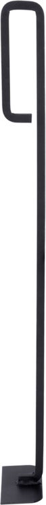 Esschert Design asschraper Fancy Flames zwart 58,8 x 12 x 5,3 cm