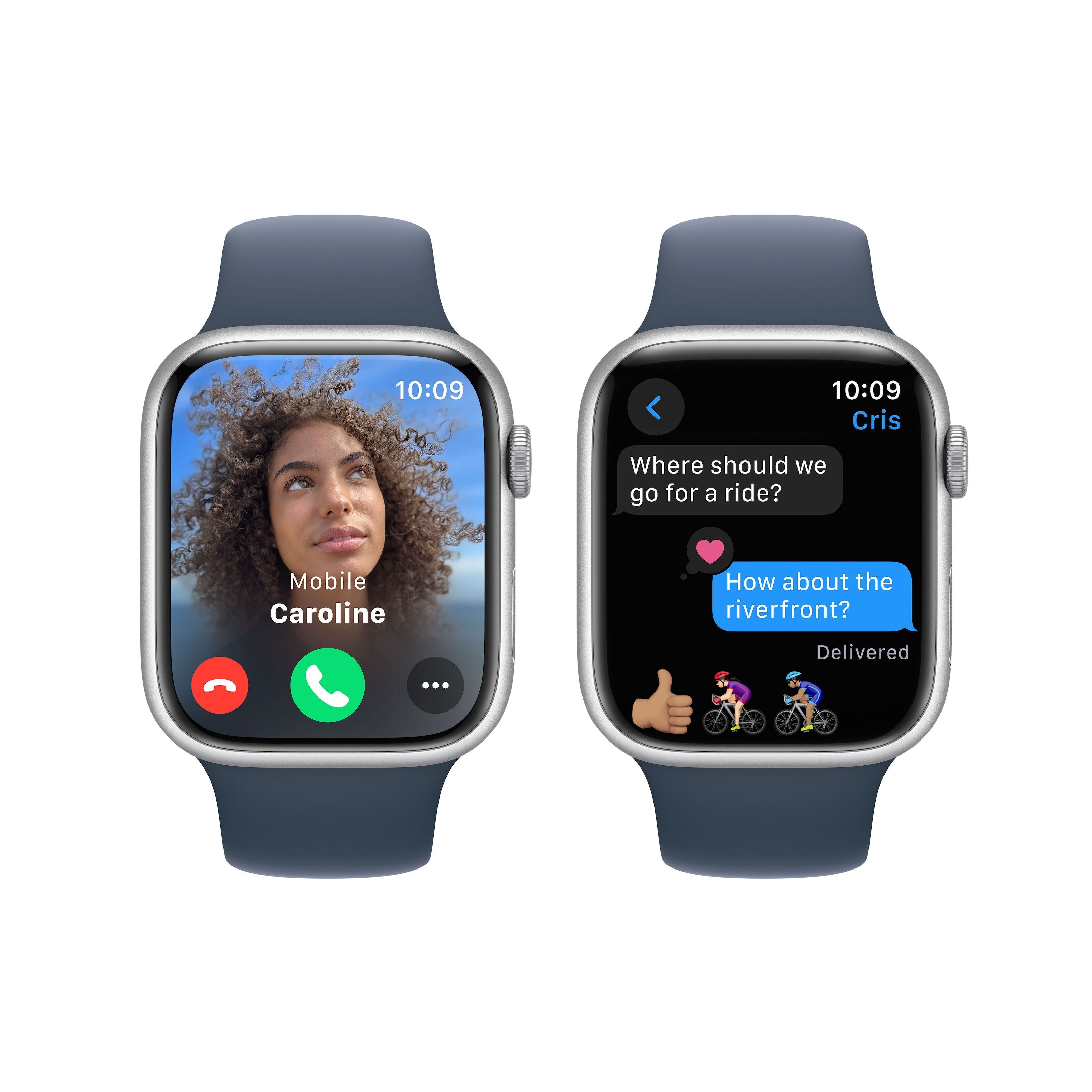 Apple Watch Series 9 GPS 45 mm Silver S/M