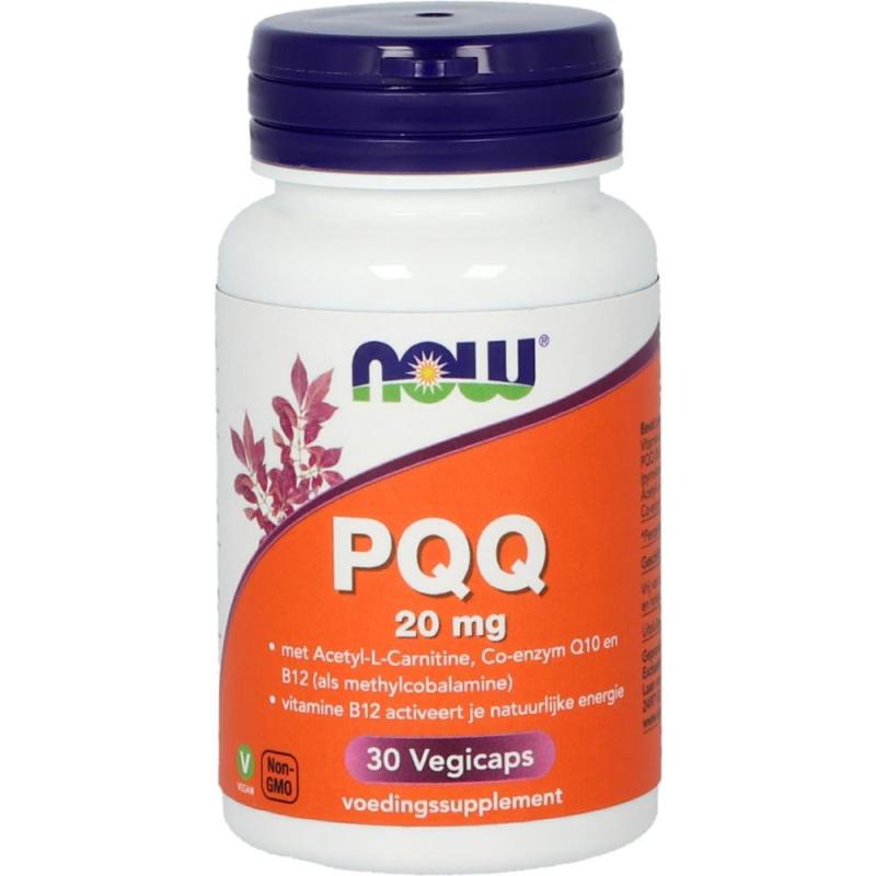 Now PQQ Energy 20mg 30 capsules