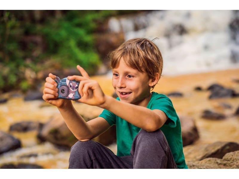 Lexibook Kinderkamera mit Schutz Stitch Robuste Digitalkamera für junge Fotografen