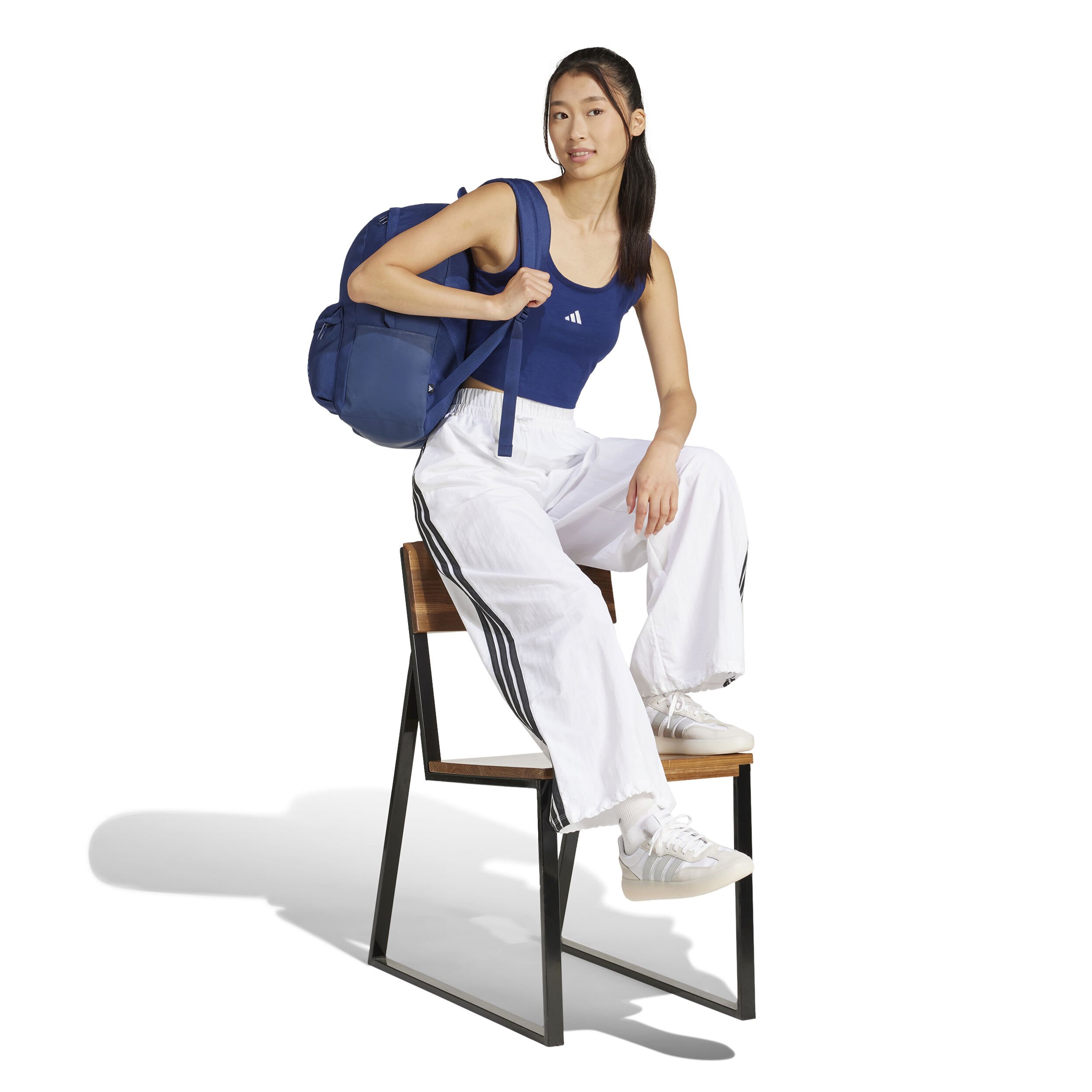 adidas Essentials Small Logo Débardeur Tank Top Femmes - Bleu Foncé
