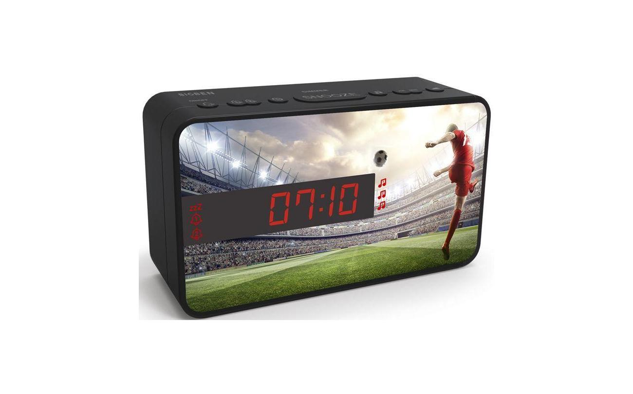 BigBen Wekker Voetbal met 3 verwisselbare covers & geluidseffecten