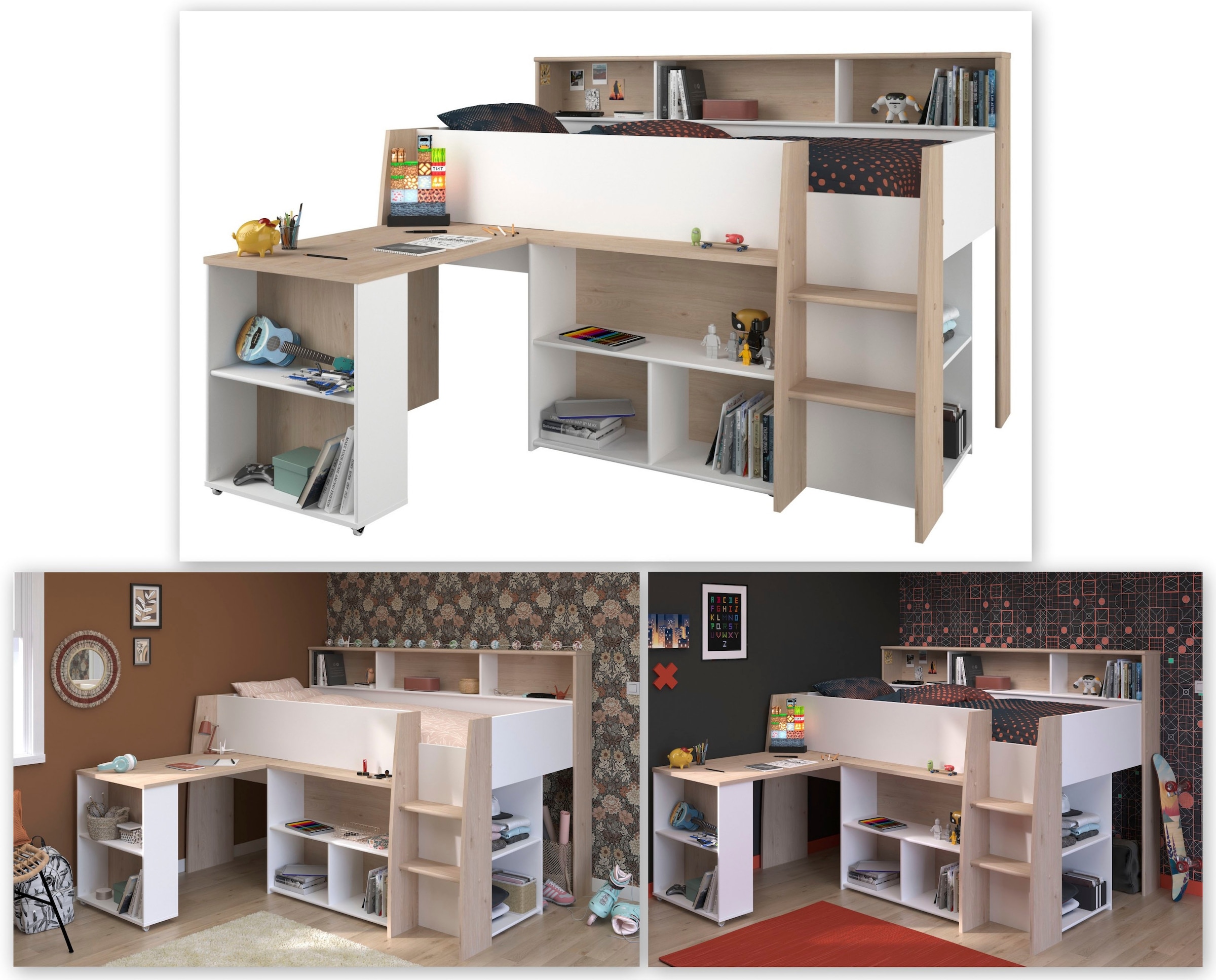 Parisot Kinderbett »Lucas« 1 Stk. tlg.