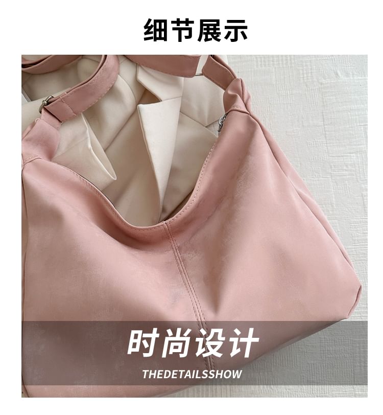 Basaran - Set: Kunstleren Tote Bag + Tasbedel