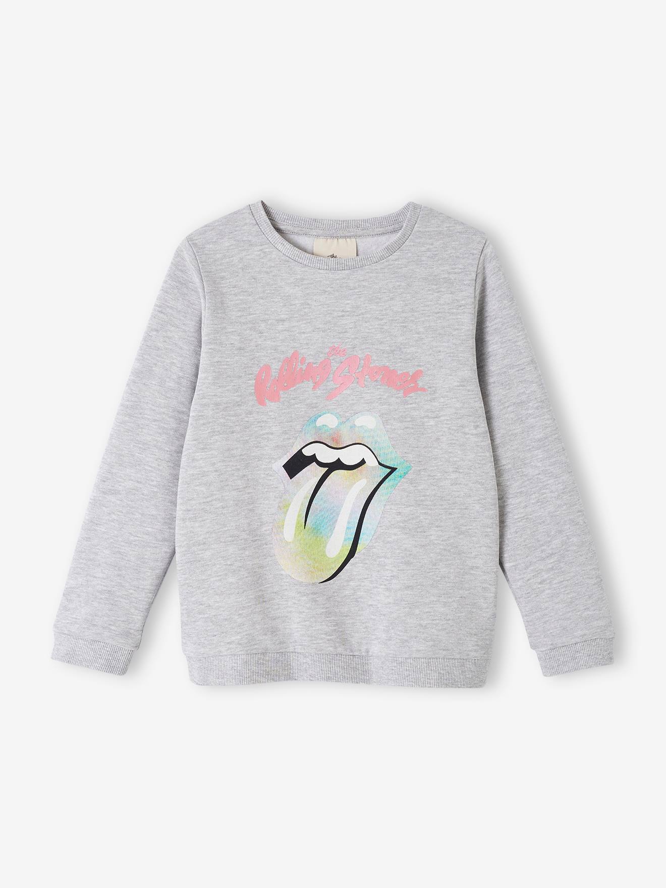 Moletom The Rolling Stones® para meninas, cinza mesclado
