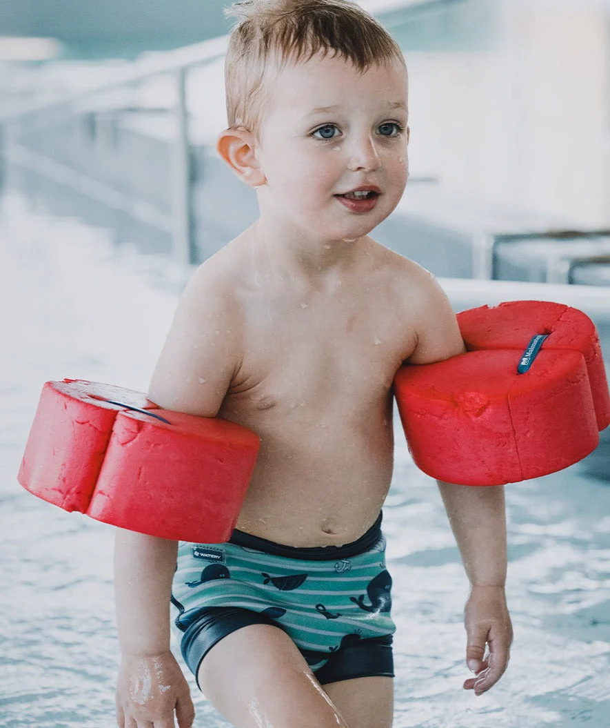 Watery blebadebukser til børn - Neoprene Swim Nappy - Fjord Purple