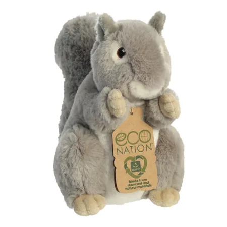 Aurora Eco Nation Eichhörnchen, grau-weiß, 20.32 cm