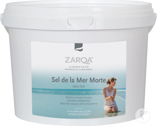 Zarqa Sel De La Mer Morte Seau 5kg