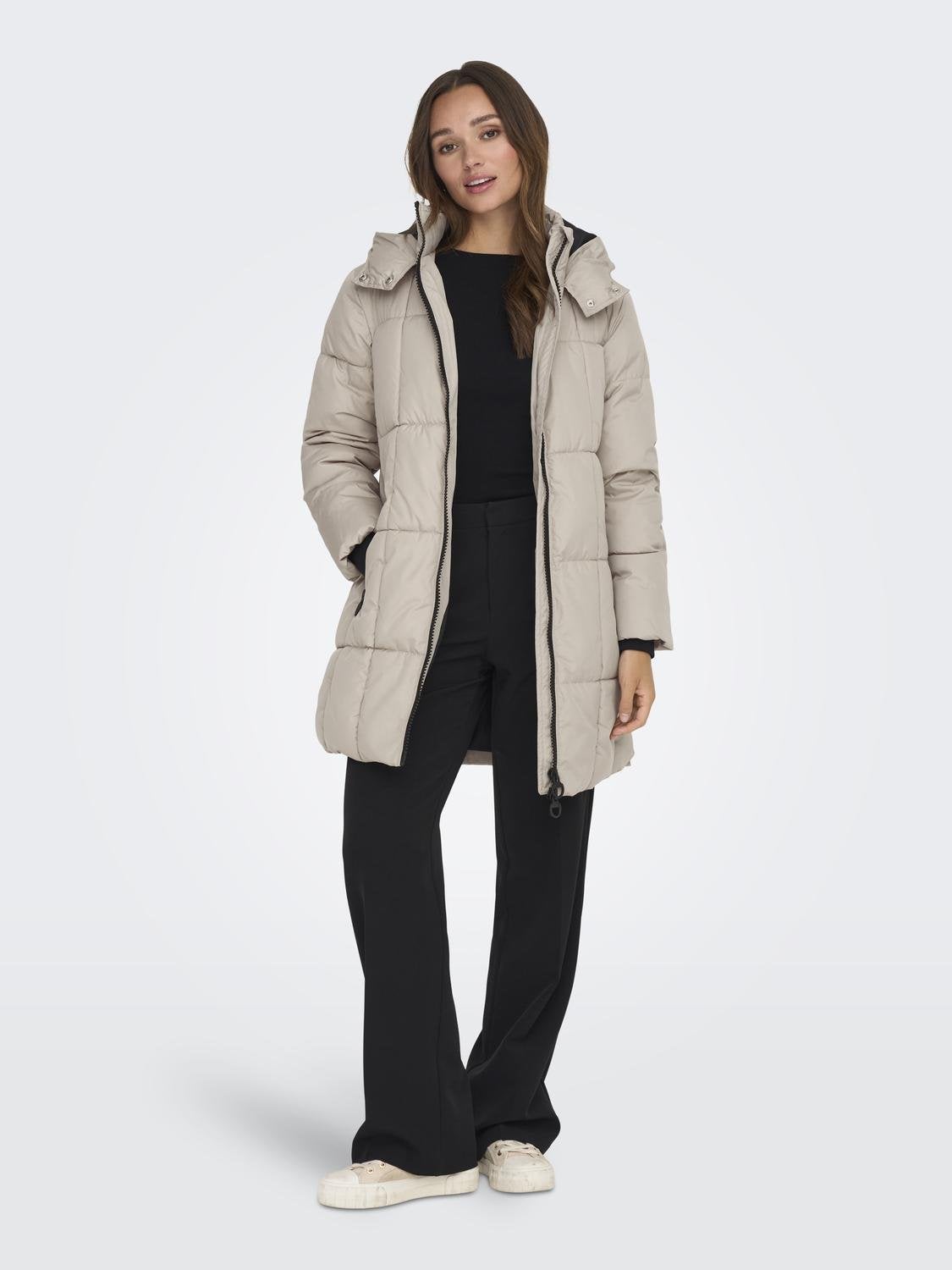 JDYDAISY Steppmantel Simply Taupe