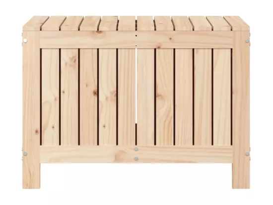 Boîte de rangement de jardin 76x42,5x54 cm Bois massif de pin