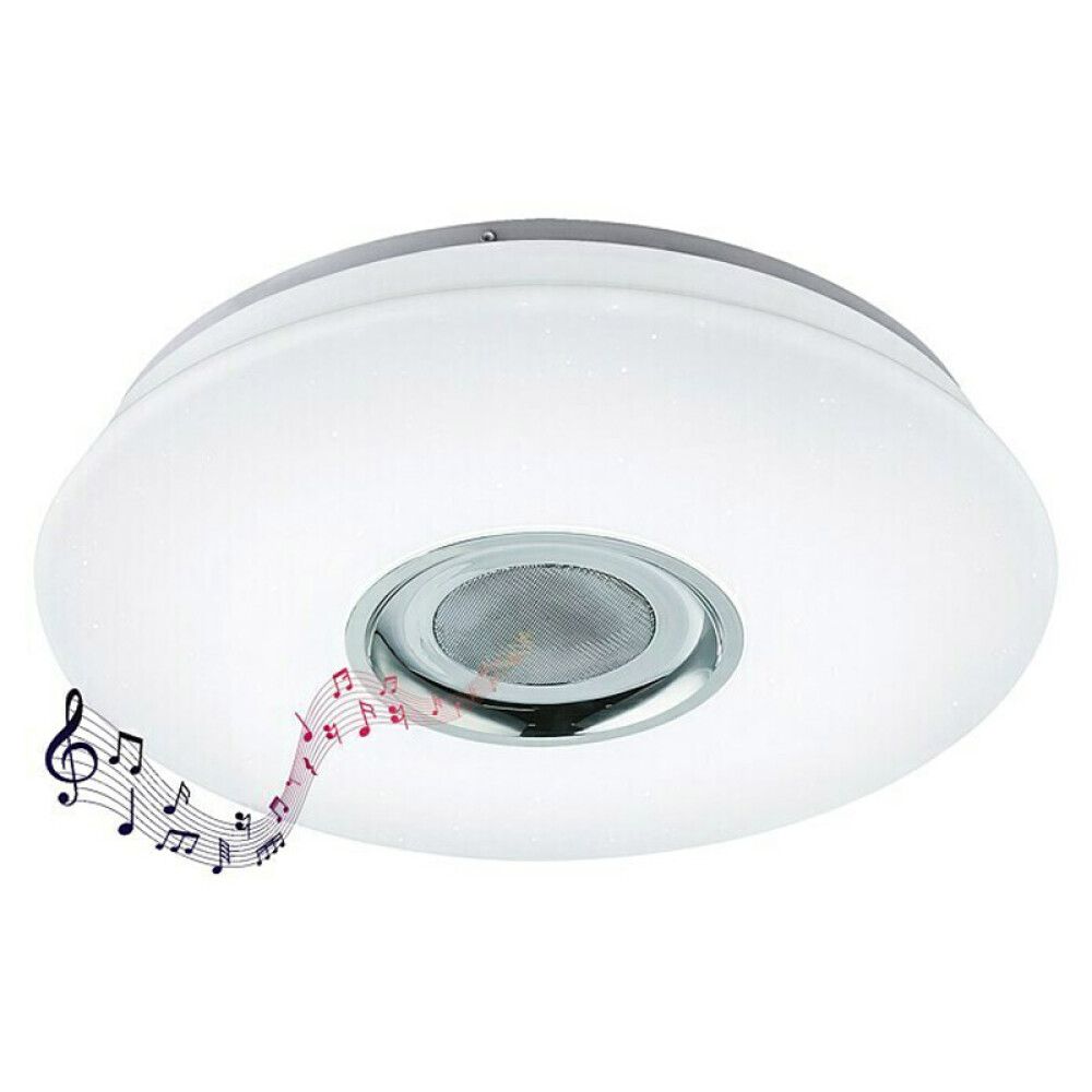 LED-PLAFOND MELODIA HØYTTALER Ø40CM HVIT