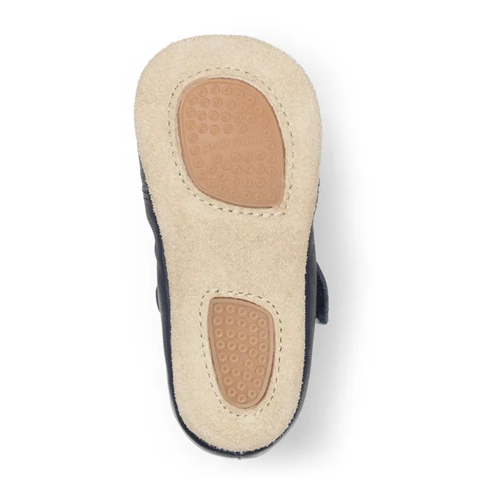 Petit Nord Chaussons Scratchs | Bleu marine