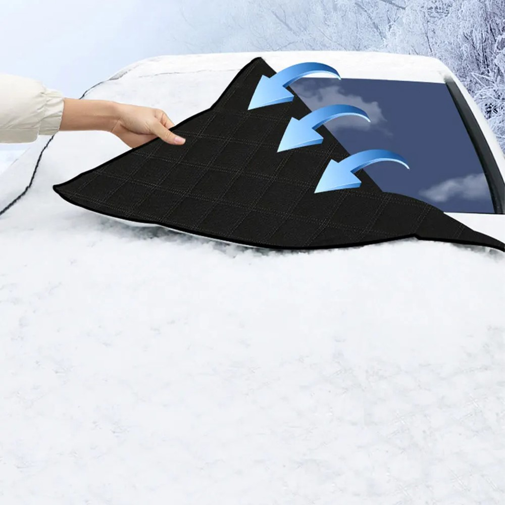 (230x150cm) 3-Schichtige Frontscheiben und Hauben Abdeckplane Windschutzscheibe UV-Schutz / Regenschutz / Schnee-Schutz