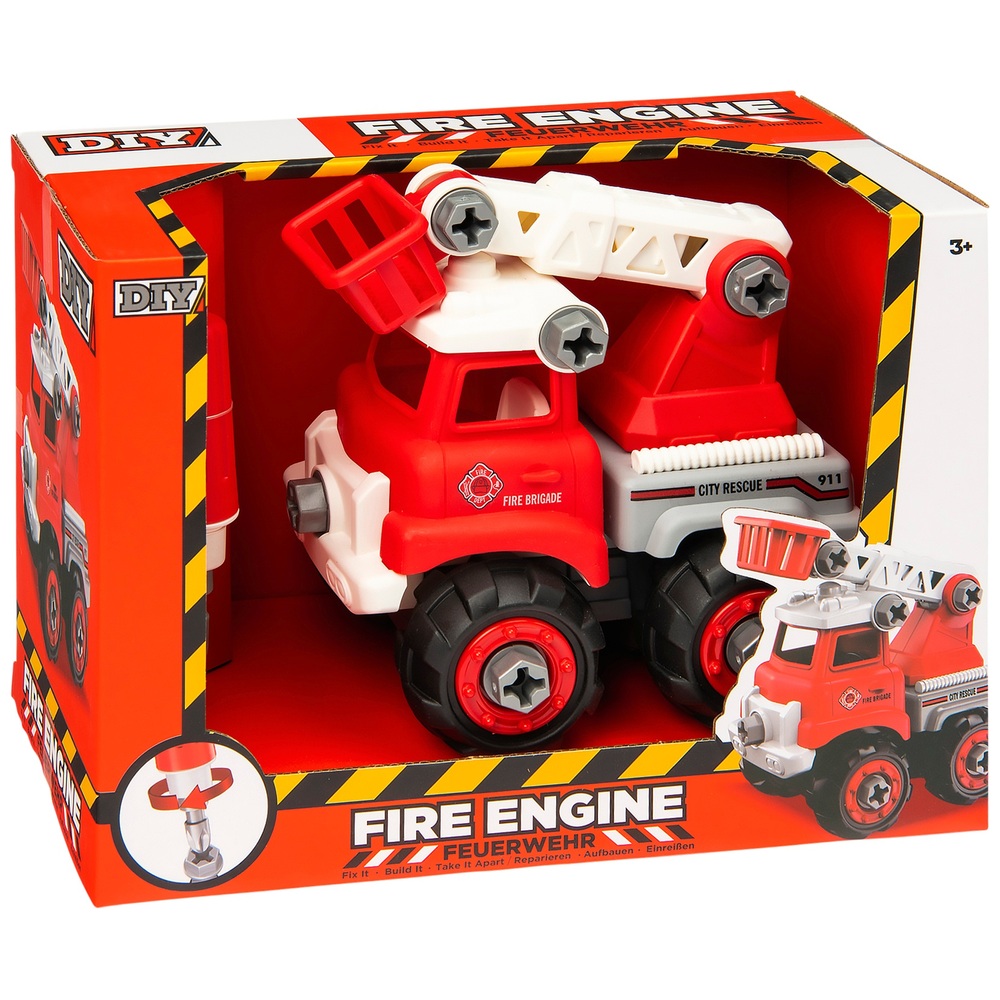 Selbstgebautes Feuerwehrauto