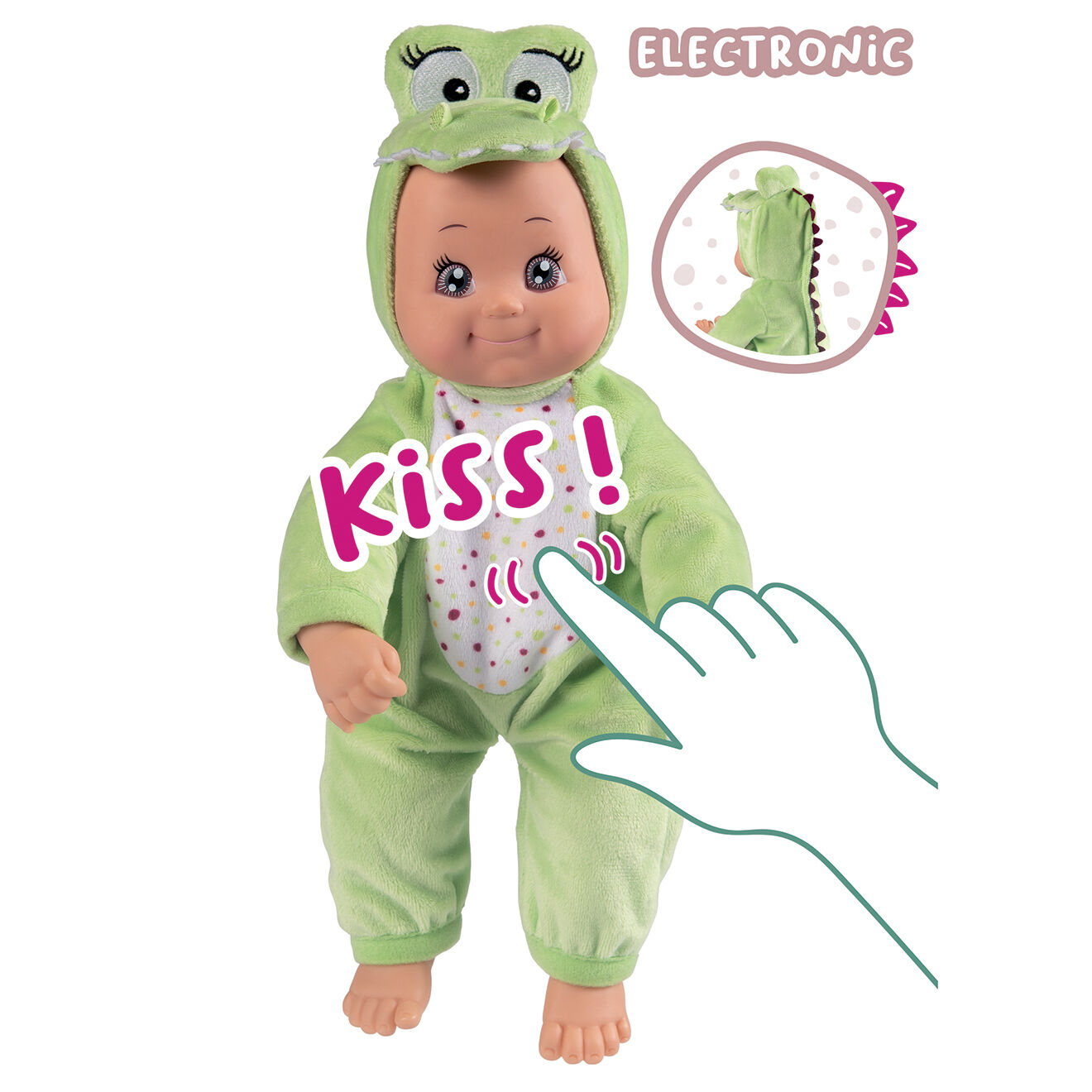 Smoby Poupons MiniKiss coloris aléatoire - 19.4x24.3x6.2 cm