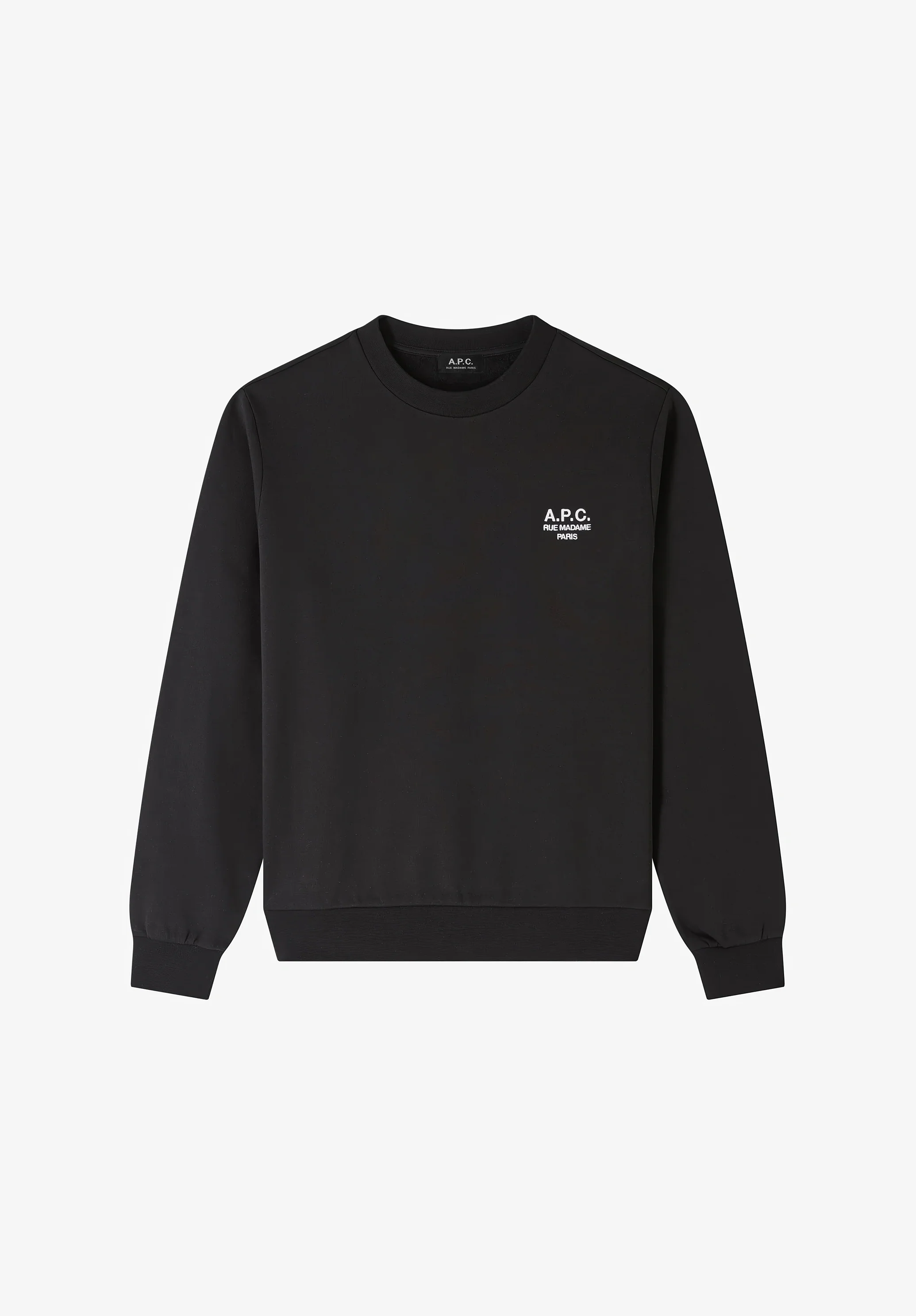 sweat standard rue madame - GOTS - Noir/blanc