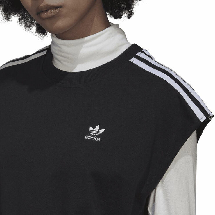 adidas adicolor classics waist cinch t-shirt Sort