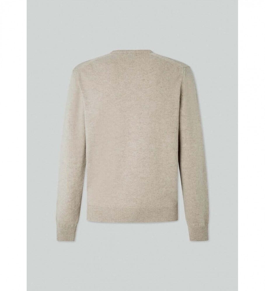 Hackett Jersey Lambswool V marrom