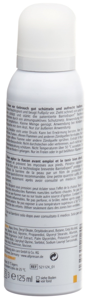 ALLPRESAN pedicare 3 Fuss Schaum Schaum sehr trockene Haut 125 ml