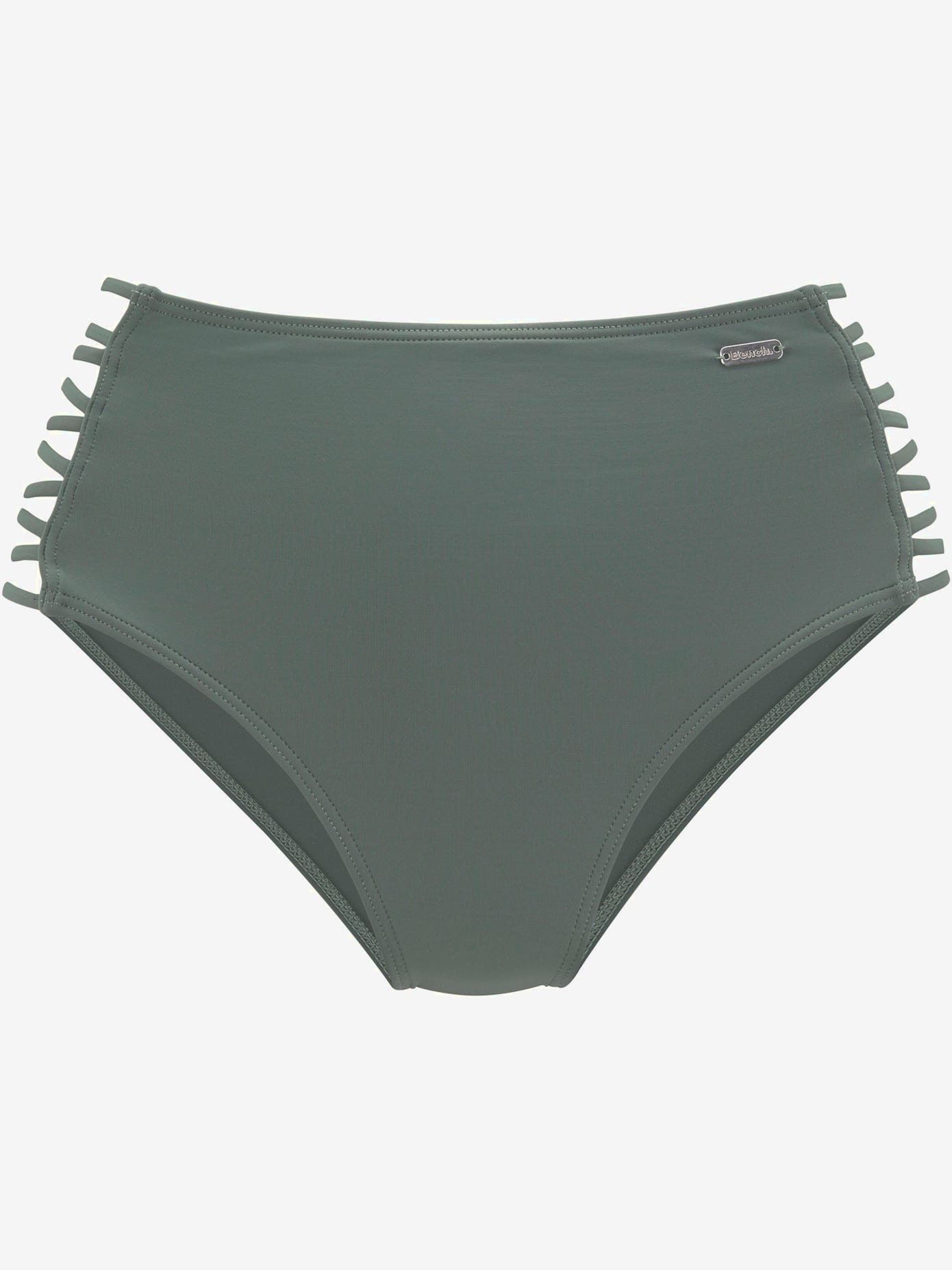 Bas de maillot de bain taille haute bandes croisées sur les côtés