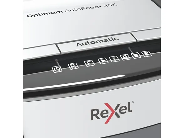 Makulator Rexel Optimum AutoFeed  45X krydsmakulering 4x28 mm (P-4)