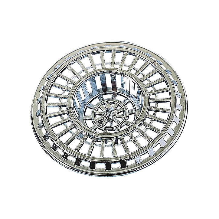 Grille anti-déchets chromée 60mm Wirquin