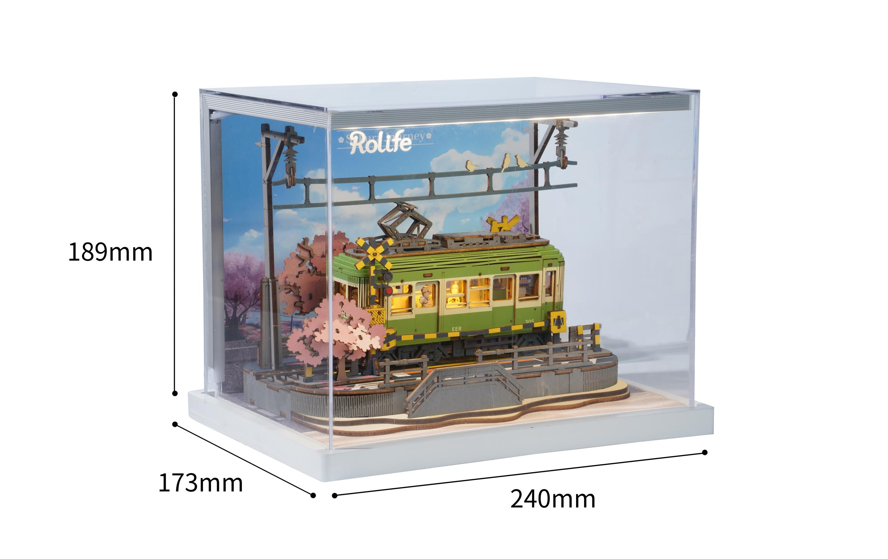 Bausatz Sakura Journey 223-teilig3D-Puzzle aus lasergeschnittenen Holzteilen