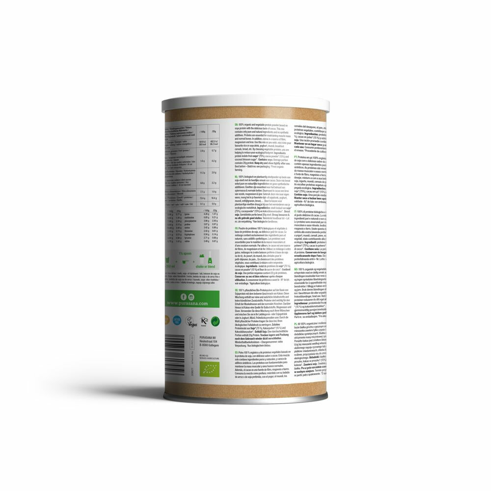 Purasana Vegan Soja Proteine cacao BIO 400 gr
