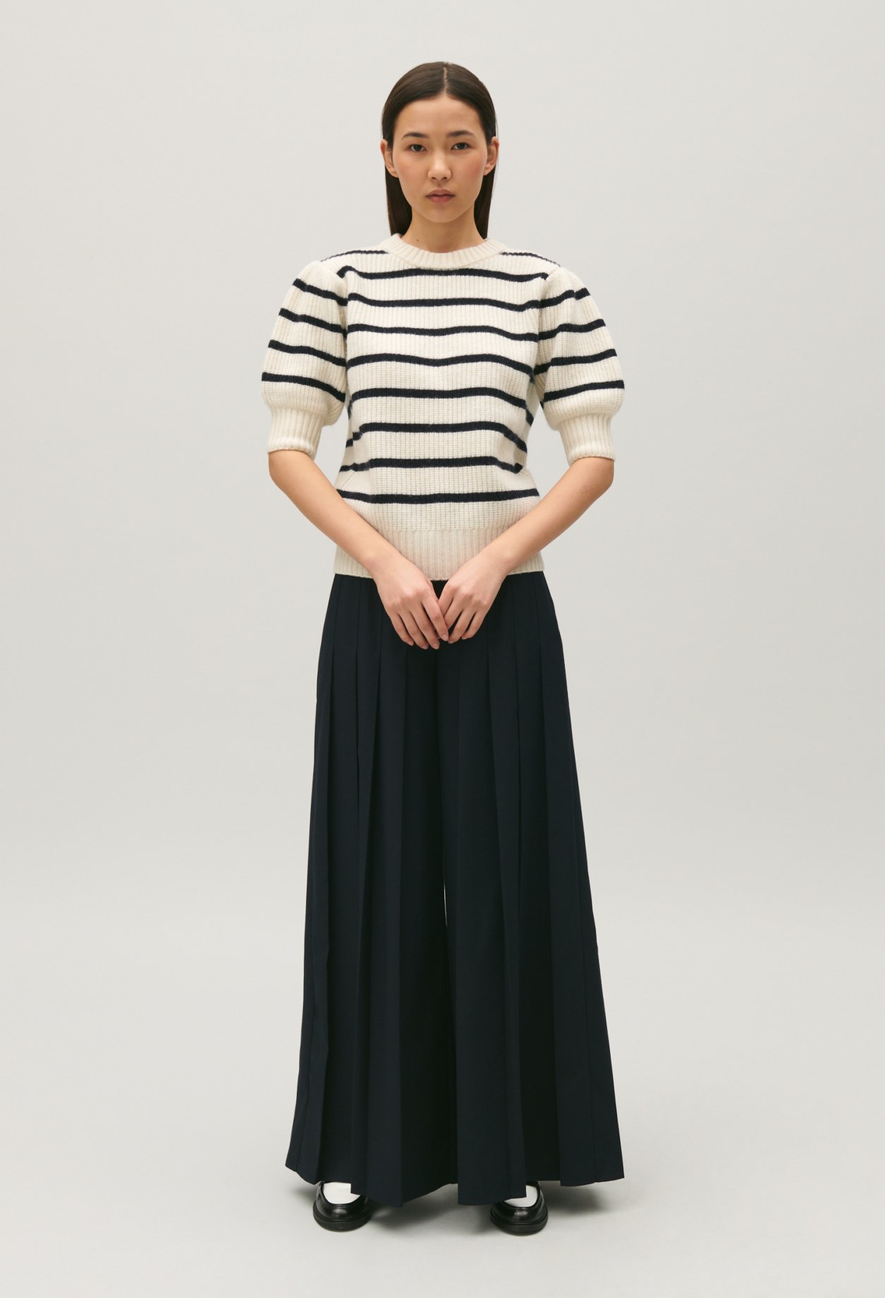 Pull marini&egrave;re maille epaisse