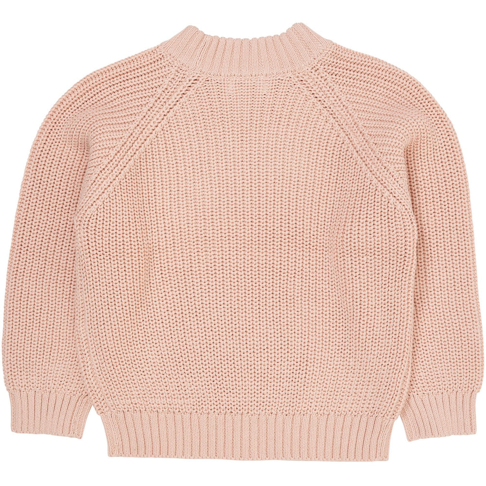 Køb COPENHAGEN COLORS Dusty Rose Strikket Classic Rib Bluse