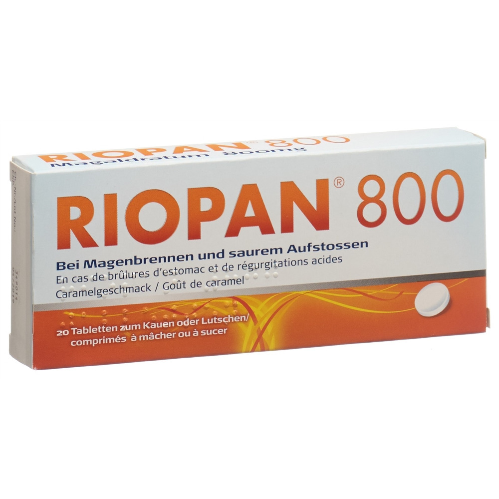 RIOPAN Tabl 800 mg Blist 50 Stk
