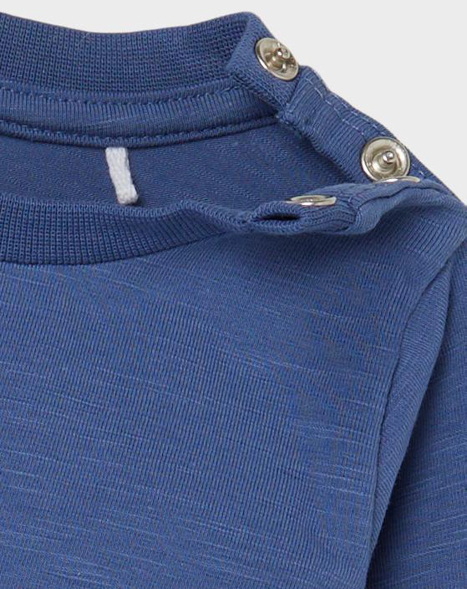 Langarmshirt NBMSOLFO BEAR HUG in bijou blue