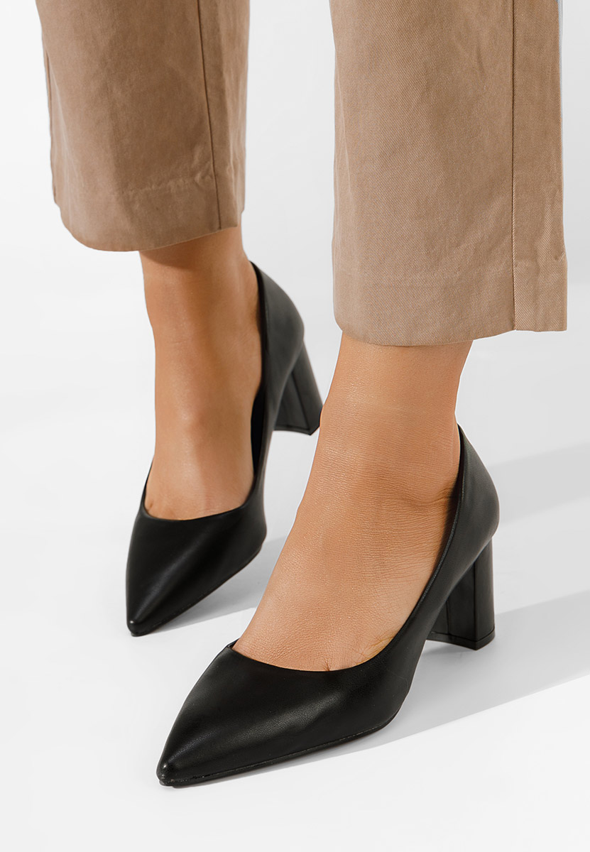 Chaussures à talon noirs Danza