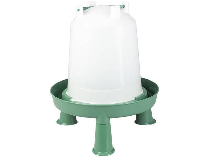 duvoplus Trinkstelle ECO mit Füssen, Grün Wasserspender für Hühner
